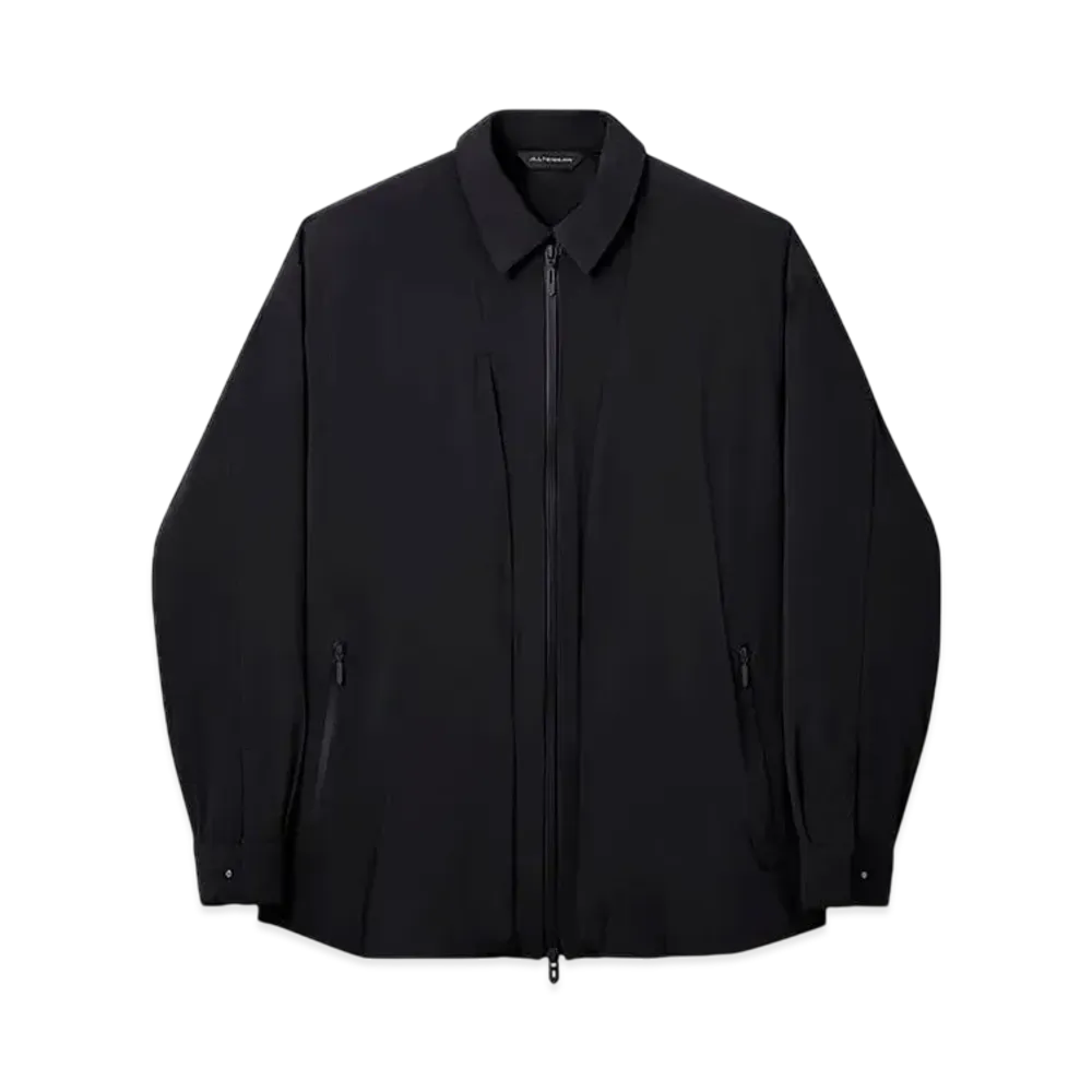 DESCENTE ALLTERRAIN Insulated Lightweight Long Sleeve Shirt Jacket "Black"