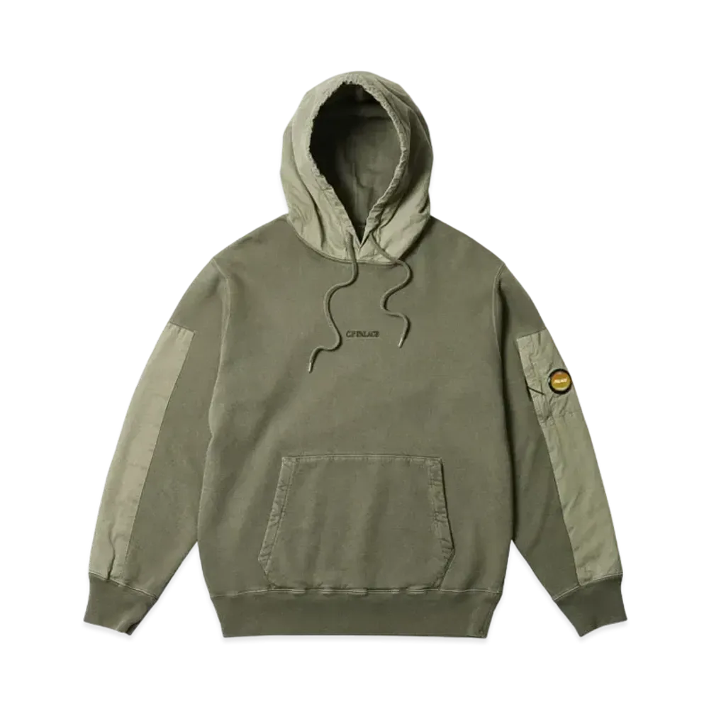 PALACE x C.P. COMPANY Hooded Sweatshirt "Olive"