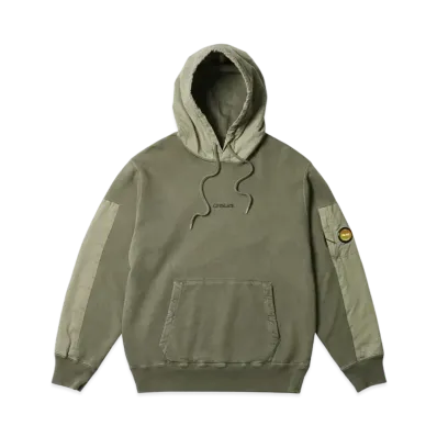 PALACE x C.P. COMPANY Hooded Sweatshirt "Olive"
