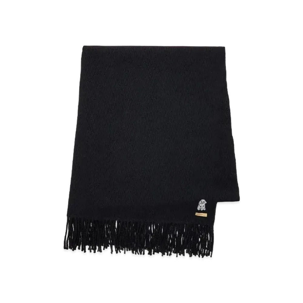 UNDERCOVER Cashmere Fringe Stole "Black"