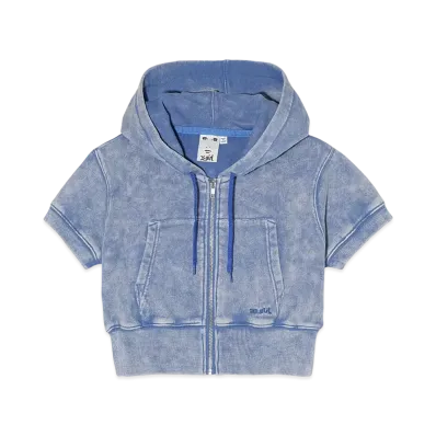 X-Girl Compact S/S Hoodie "Blue"