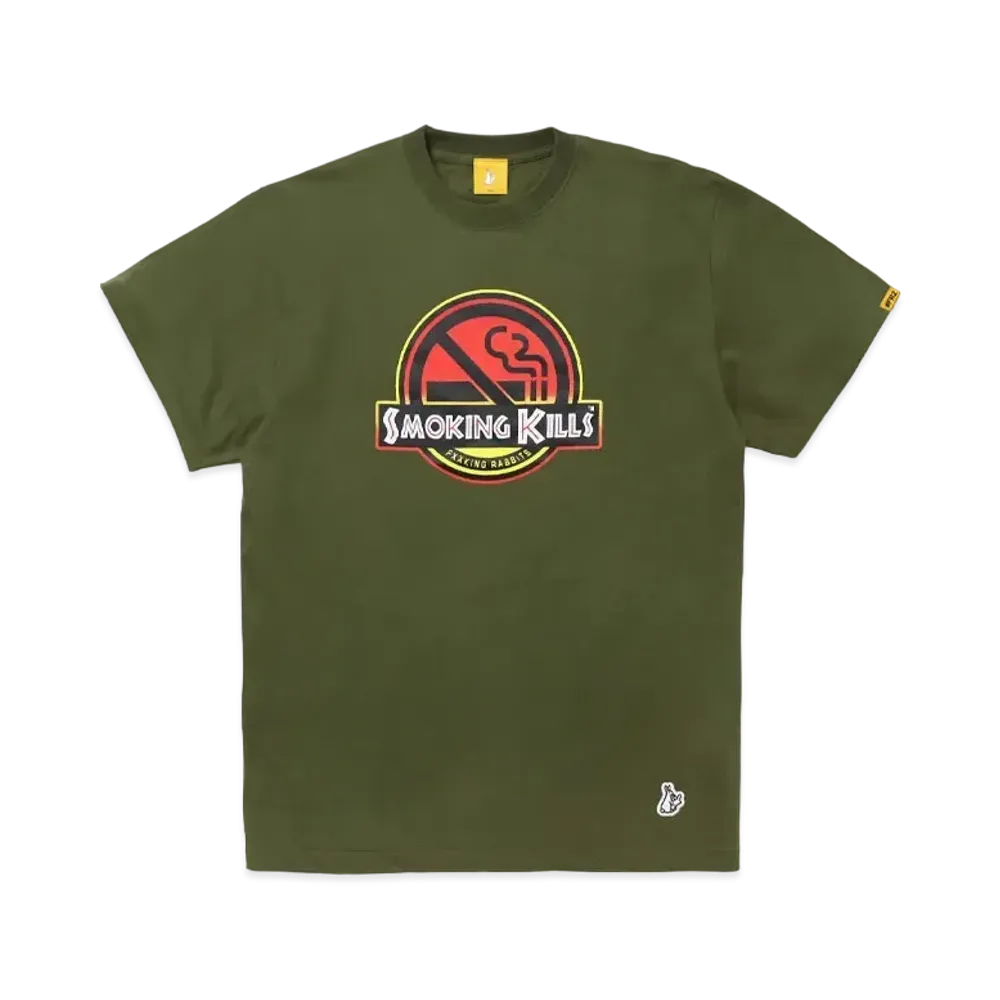 FR2 No smoking world T-shirt "Khaki"