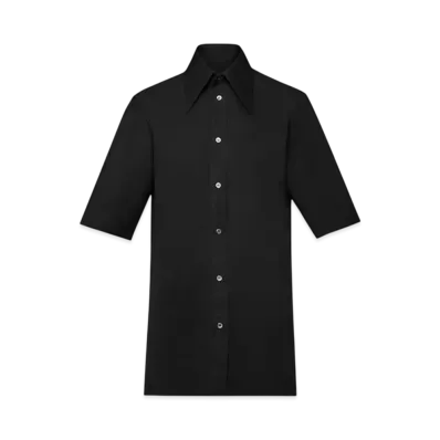 Maison Margiela Men's Pointed Collar Shirt "Black"