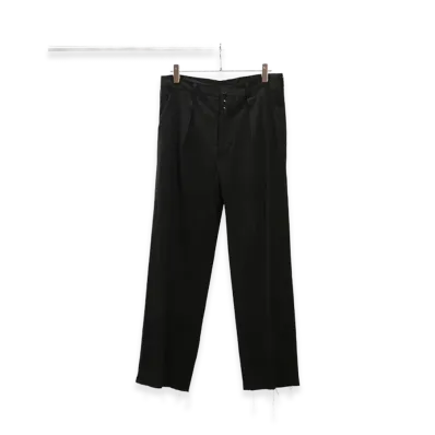 ANCELLM Shoe Cut Slacks "Black"