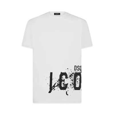 Dsquared2 Icon Splash Cool Fit T-Shirt "White"