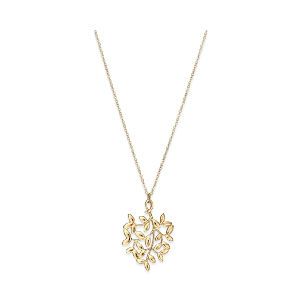 Tiffany & Co. Paloma Picasso Olive Leaf Pendant 18K "Gold"