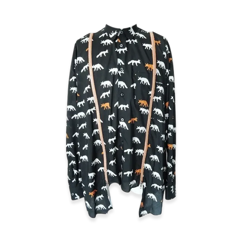 BLACK COMME des GARCONS x Filip Pagowski Polyester Lawn Print 1 Color Zipper "Black"