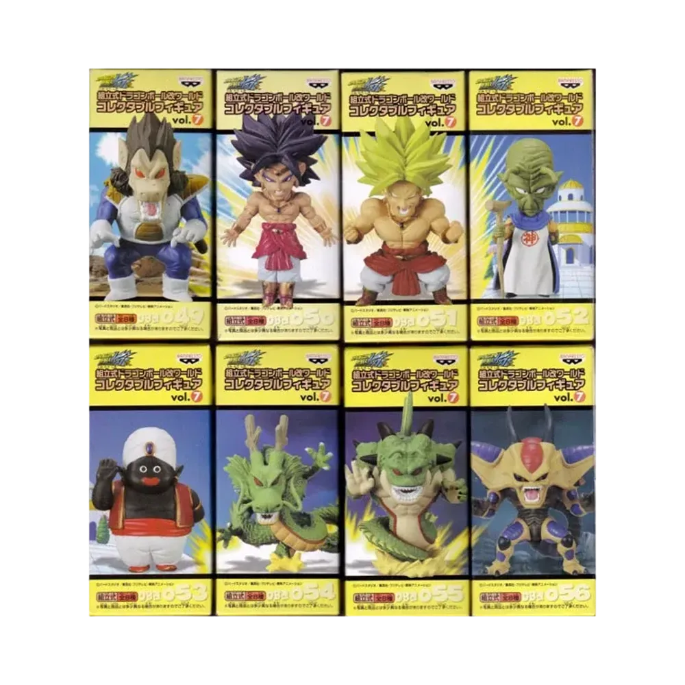 Banpresto Assembly Dragon Ball Kai World Collectable Figure Vol.7 Complete 8 Piece Set