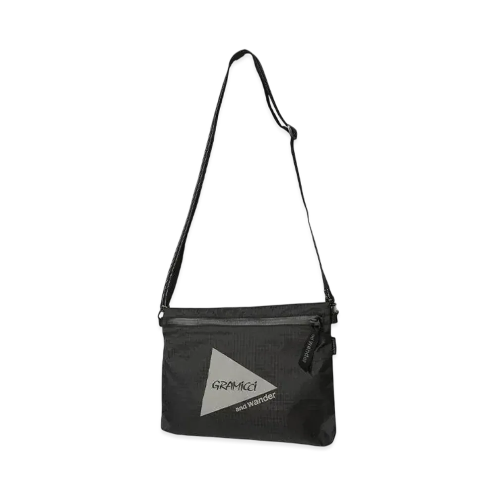GRAMICCI x and wander nylon sacoche"BLACK"