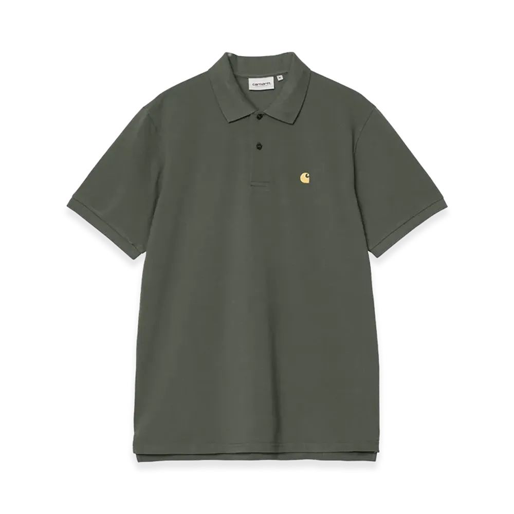 Carhartt WIP S/S Chase Pique Polo "Leaf/Gold"