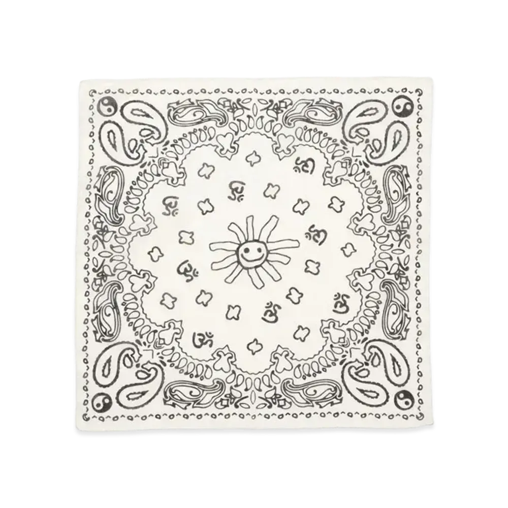 Cactus Plant Flea Market White Flash Bandana "White"