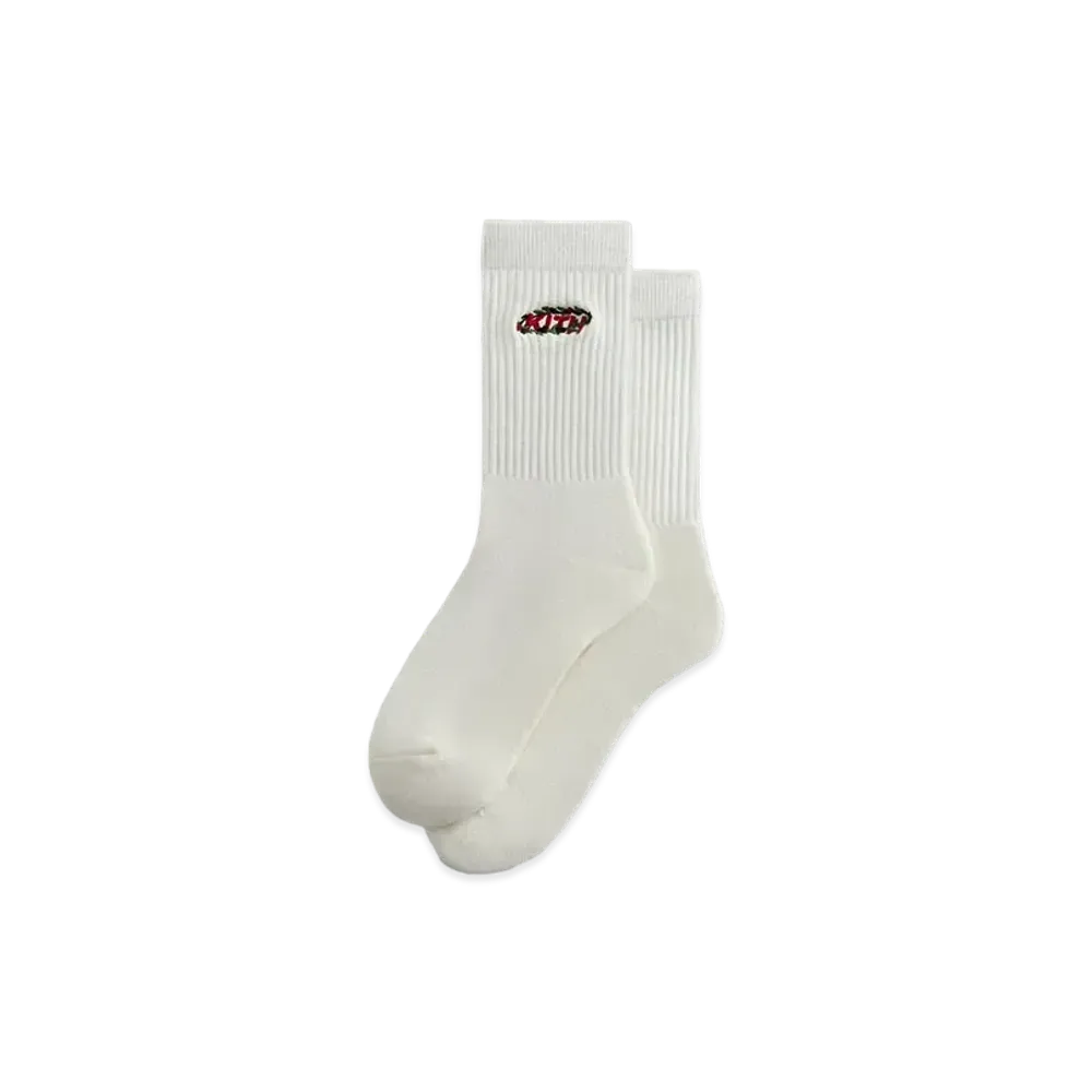 Kith Kithmas Wreath Socks "White"