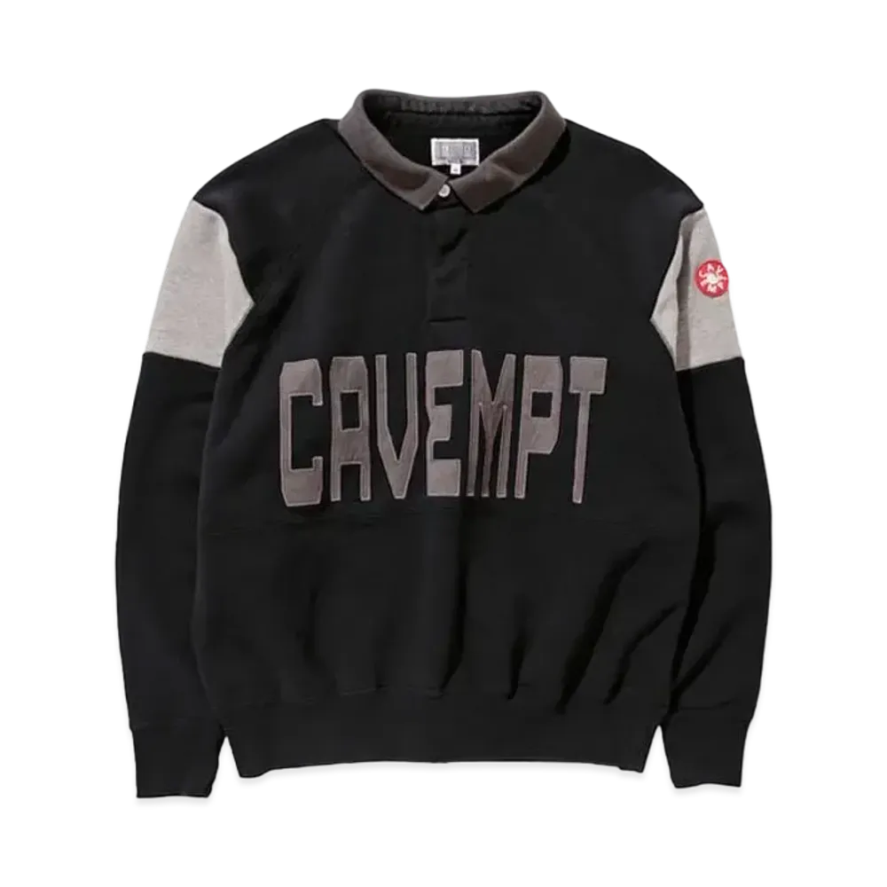 Cav Empt (C.E) CASUAL COLLARED SWEAT "Black"