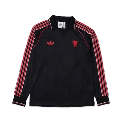 adidas Manchester United Lifestyle LS Jersey "Black"