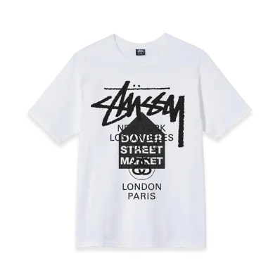 Stussy DSM World Tour Tee "White"