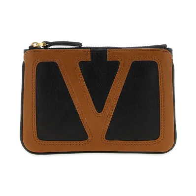 Valentino Garavani 'viva Superstar' Small Pouch "Brown"
