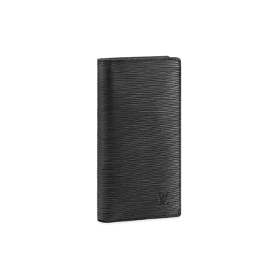 Louis Vuitton Brazza Wallet Epi "Noir"