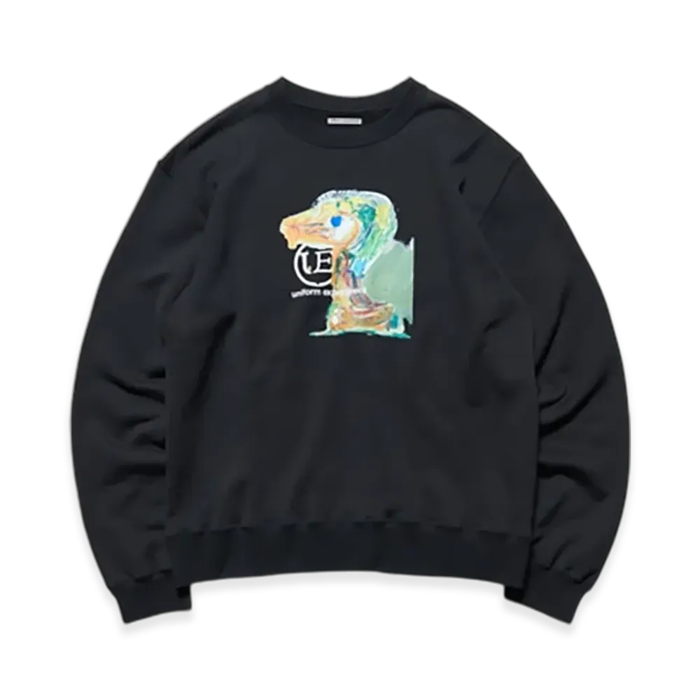 uniform experiment x Asger Jorn Landscape Sweatshirt "Black"