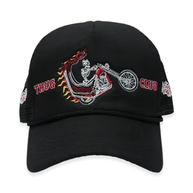 THUG CLUB Dragon Chopper Cap "Black"