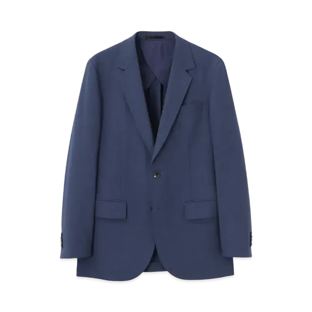 Paul Smith Jersey Look Single 2B Jacket "Blue"