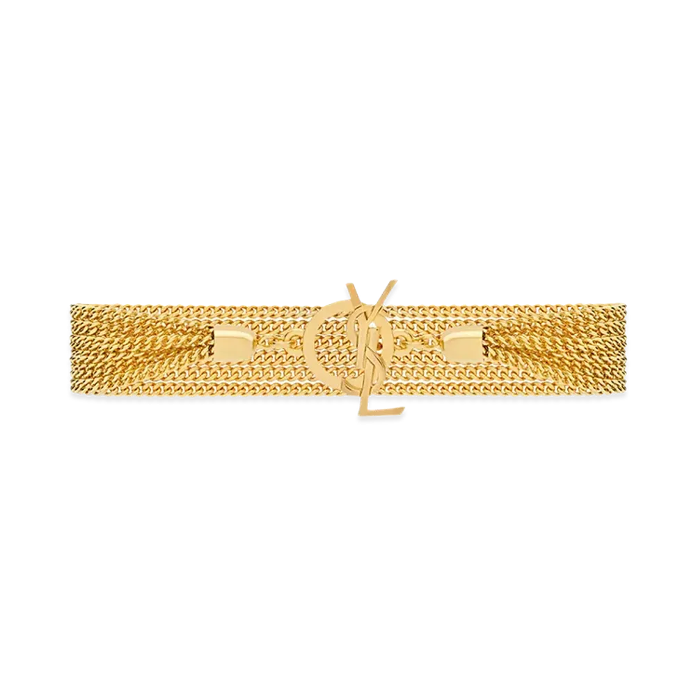Saint Laurent Women's 'Cassandre' Bracelet "Gold"