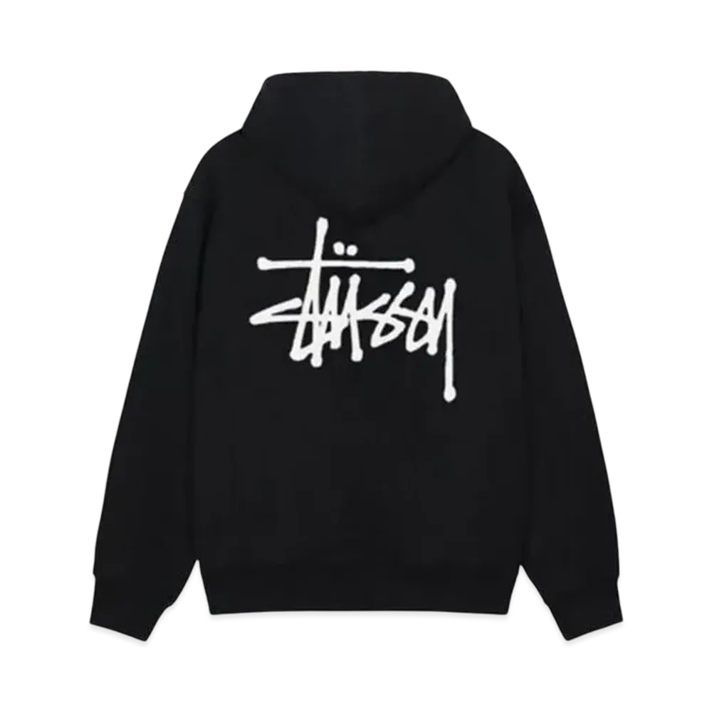 Stussy Basic Zip Hoodie "Black"