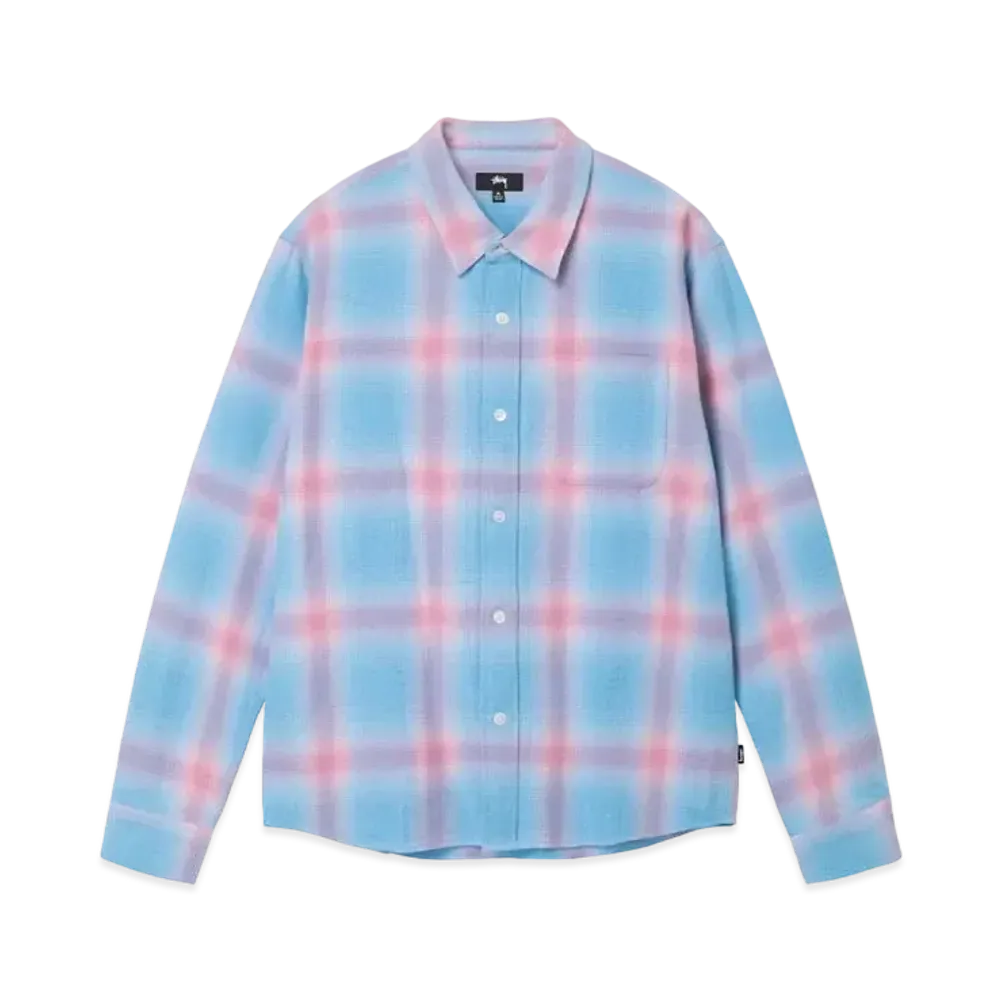 Stussy Hellshire Plaid Shirt "Blue"