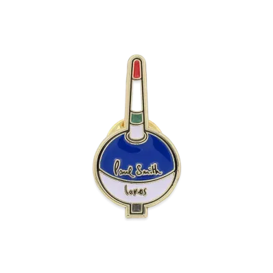 Barbour x Paul Smith Fishing Buoy Pin Badge "Blue"