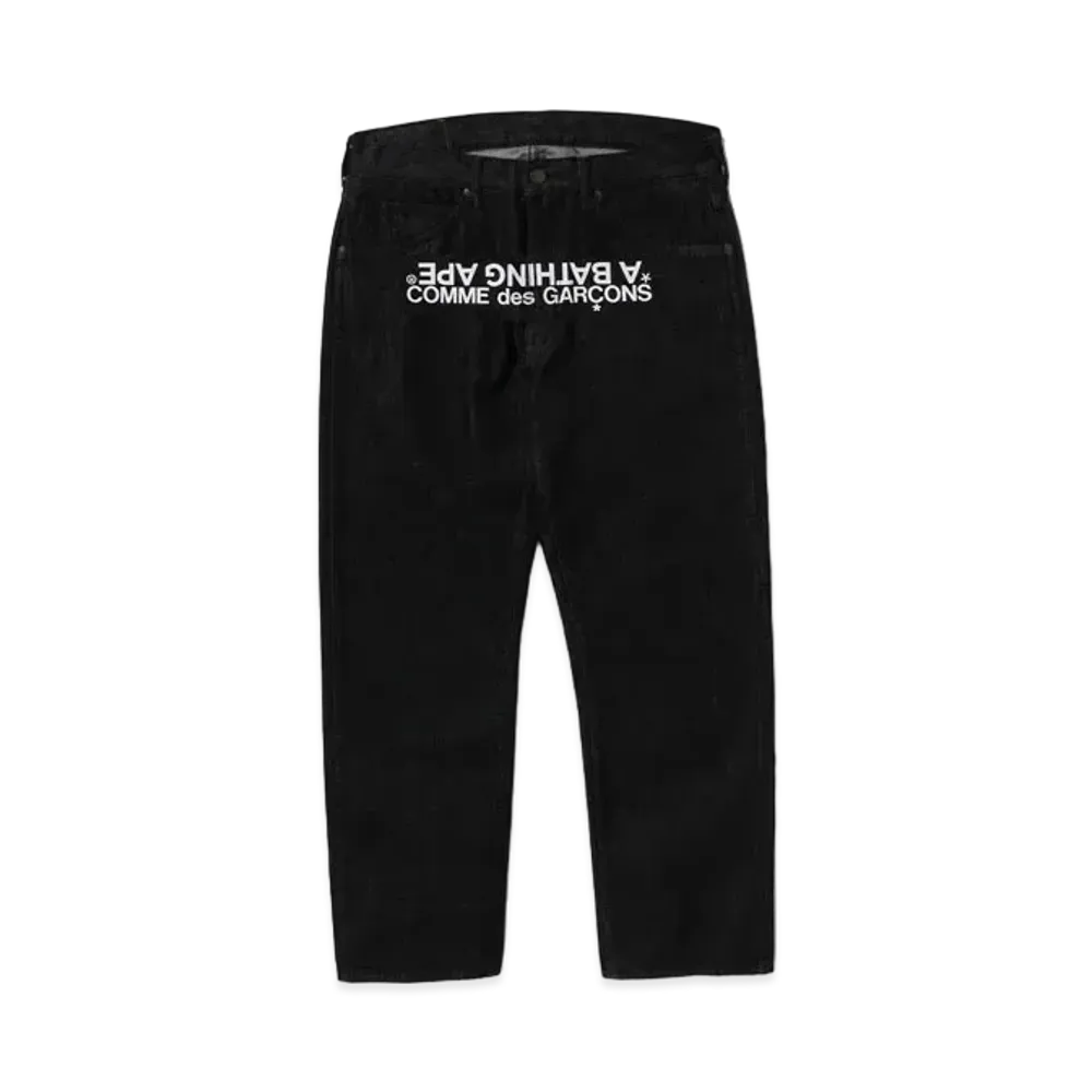 A BATHING APE x CDG OSAKA Denim "Black"