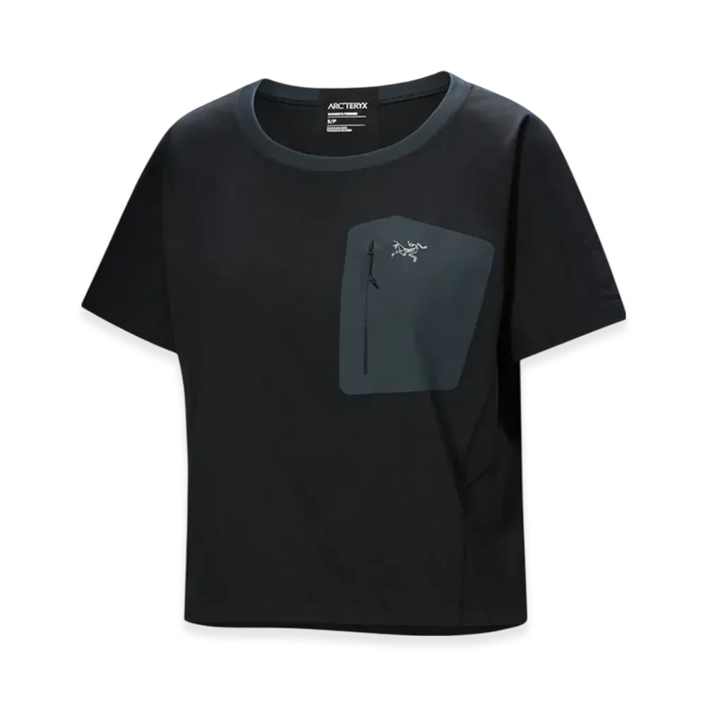 ARC'TERYX Women's Clarkia Crew SS "Black/Grey" X000009741