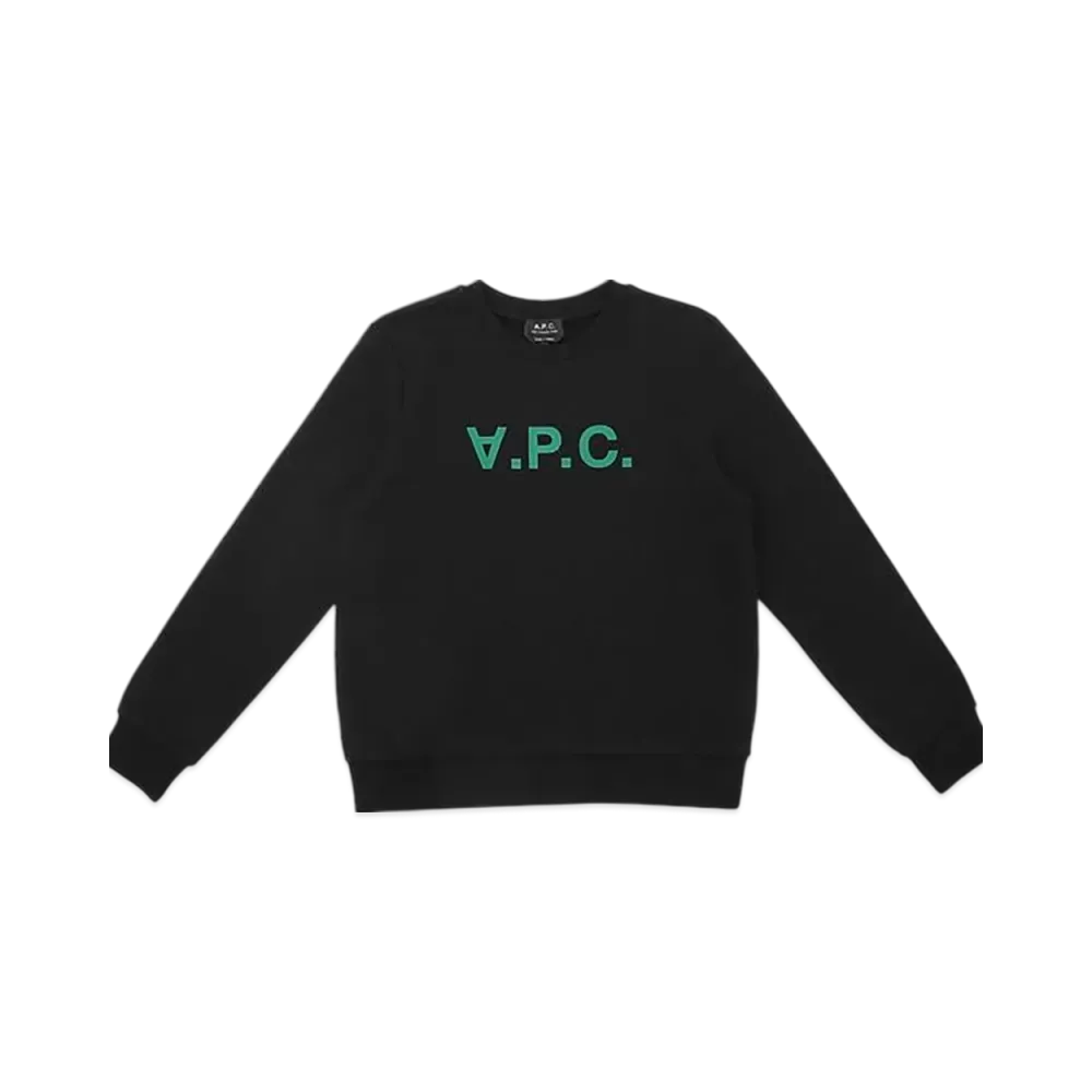A.P.C. Sweat Viva "Noir Vert"