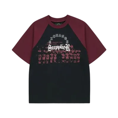 SUPPLIER x Ep Raglan Tee "Black"