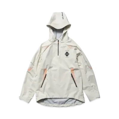 F.C.Real Bristol Authentic Utility Team Half-Zip Jacket "Off White"