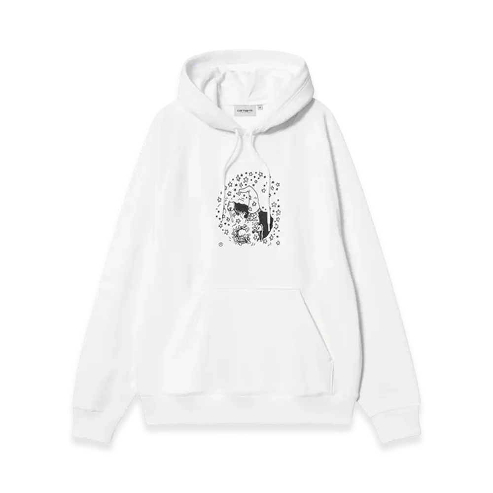Carhartt WIP Hooded Hocus Pocus Sweatshirt "White/Black"