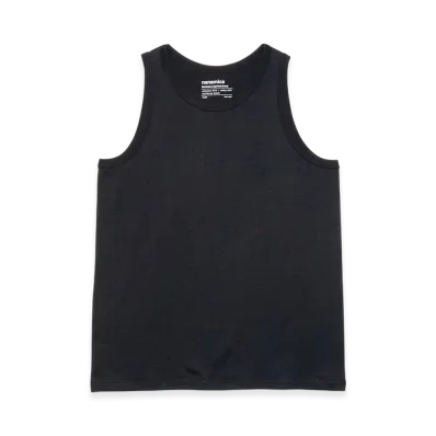 nanamica Loopwheel Coolmax Jersey Tank "Black"