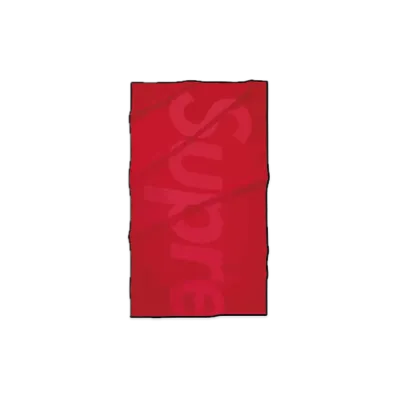 Supreme Tonal Logo Towel "Red"