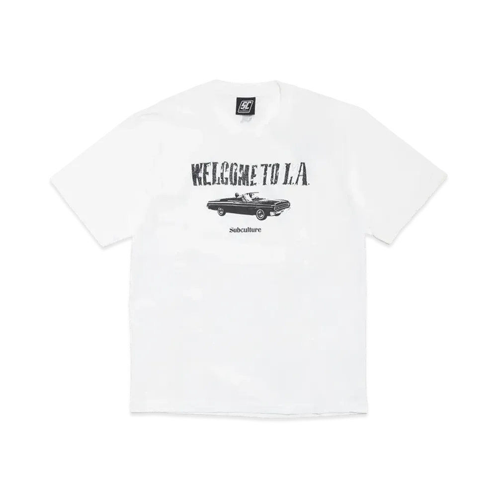 Subculture Welcome To LA T-Shirt "White"