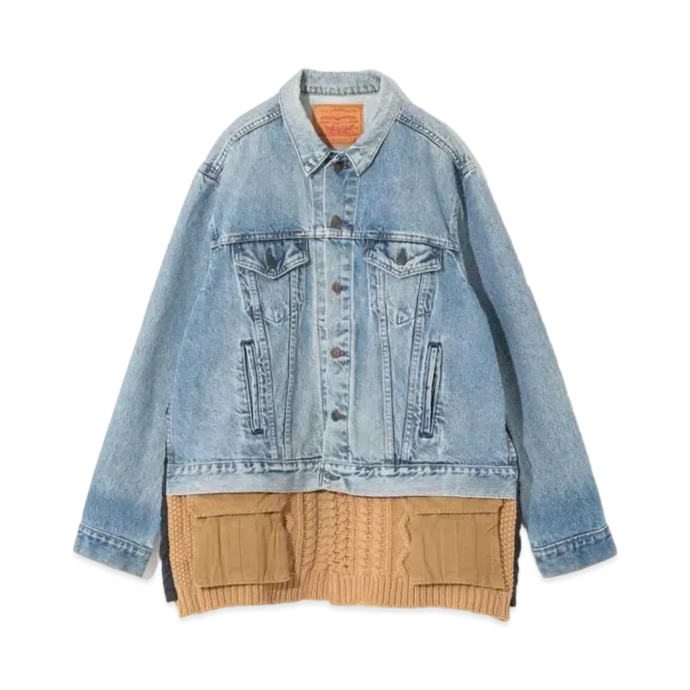UNDERCOVER x Levi's Hybrid Tracker Down Jacket "Indigo"