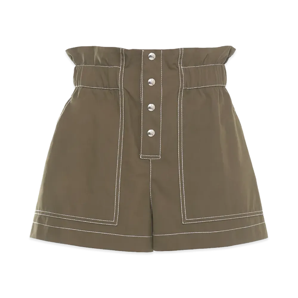 MARNI Women's Gabardine Shorts "Green"