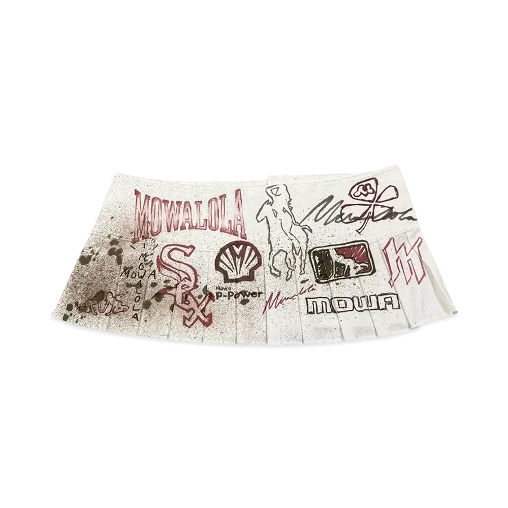 Travis Scott Cactus Jack x Mowalola Dirt BGC Skirt "White"