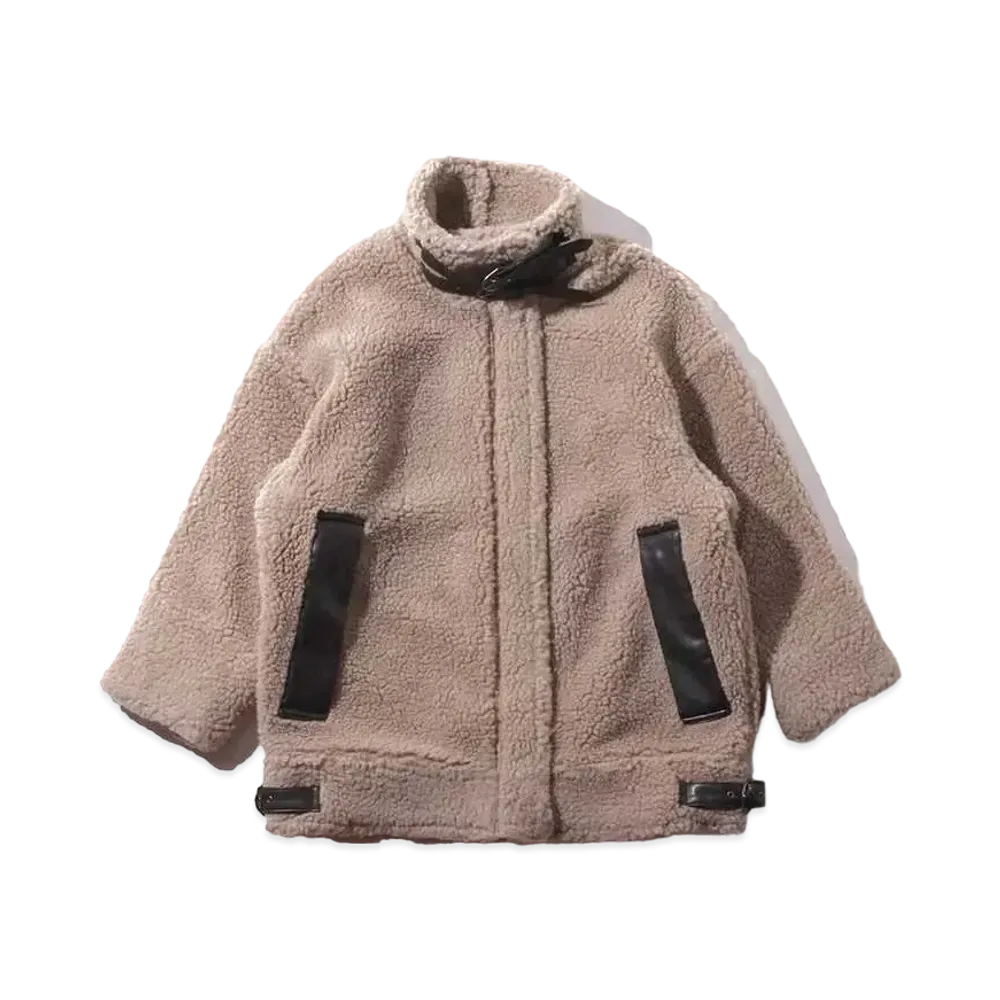 atmos pink Flight Boa Coat "Beige"