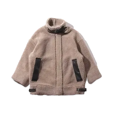atmos pink Flight Boa Coat "Beige"