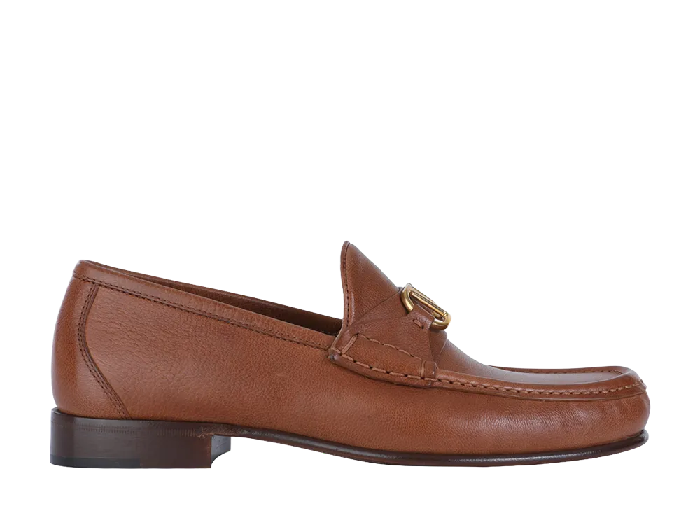 Valentino Garavani Vlogo Signature 20mm Loafers "Brown"
