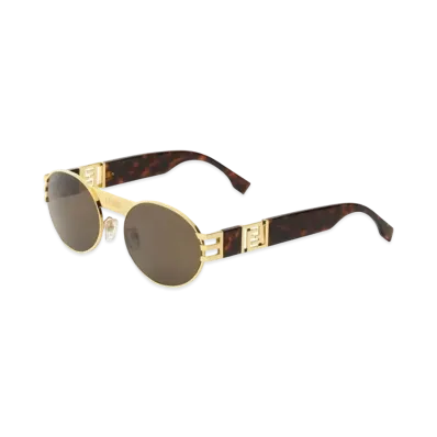 FENDI x Versace Fendace Havana Acetate Sunglasses "Brown"