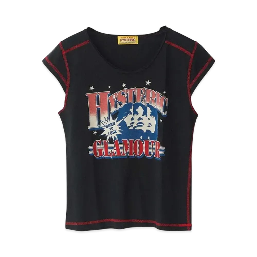 HYSTERIC GLAMOUR HG League T-Shirt "Black"