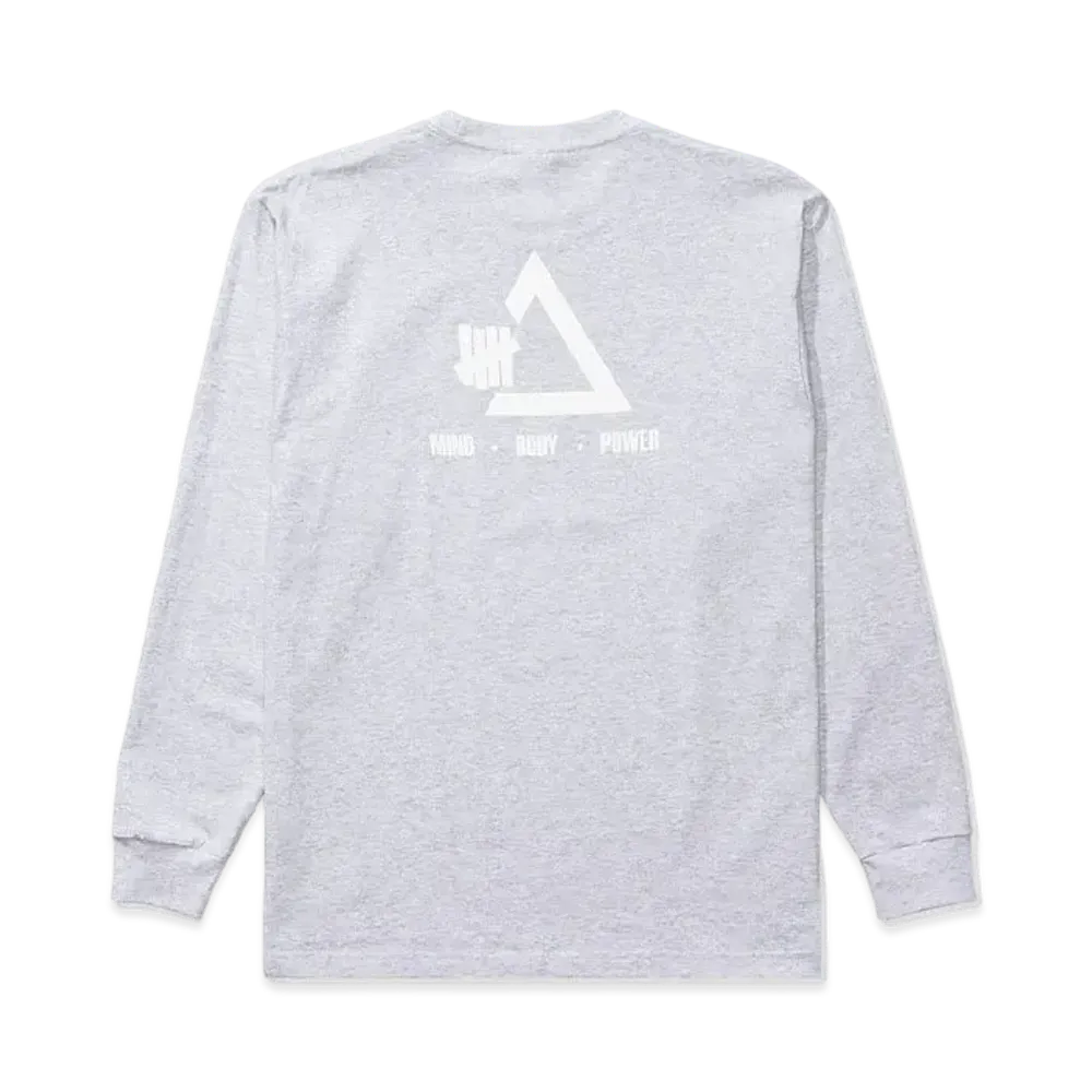UNDEFEATED UACTP LOGO L/S TEE - UA80005 "Gray"