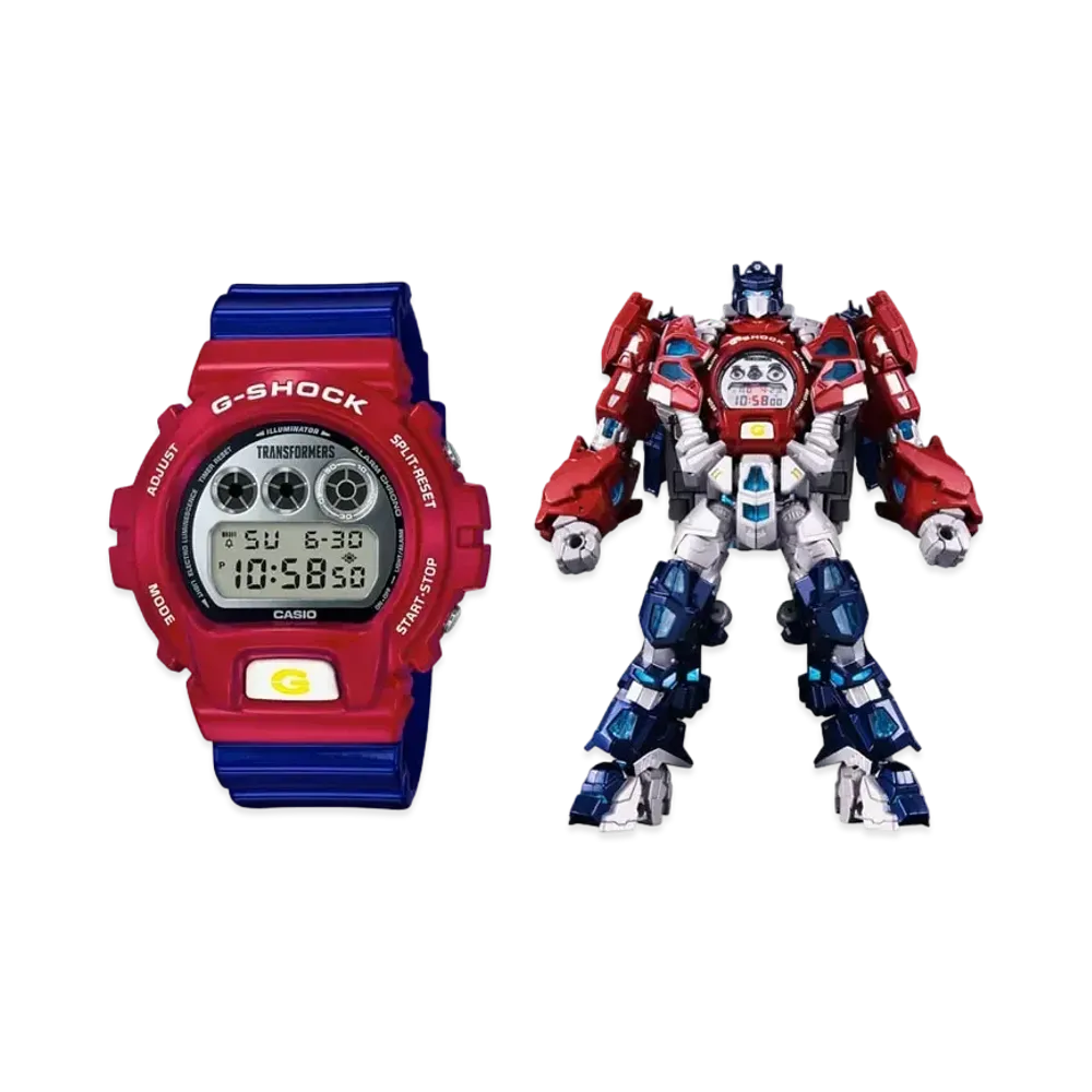Casio G-Shock x Transformers Limited Edition DW-6900TF-SET "Red/Blue"