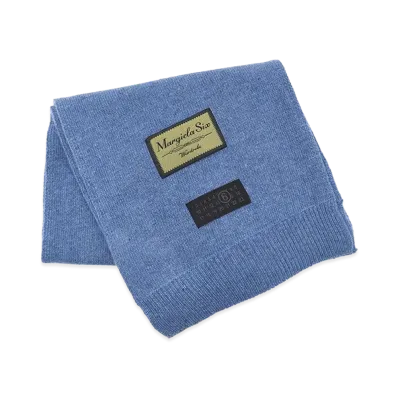 MM6 Maison Margiela Wool Blend Scarf "Grey Blue"