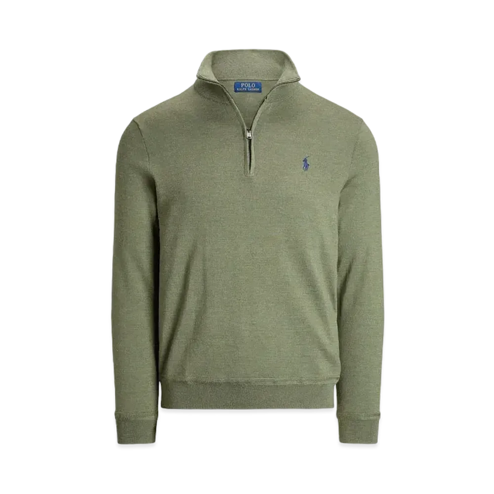 Polo Ralph Lauren Performance Quarter-Zip Sweater "Gray"