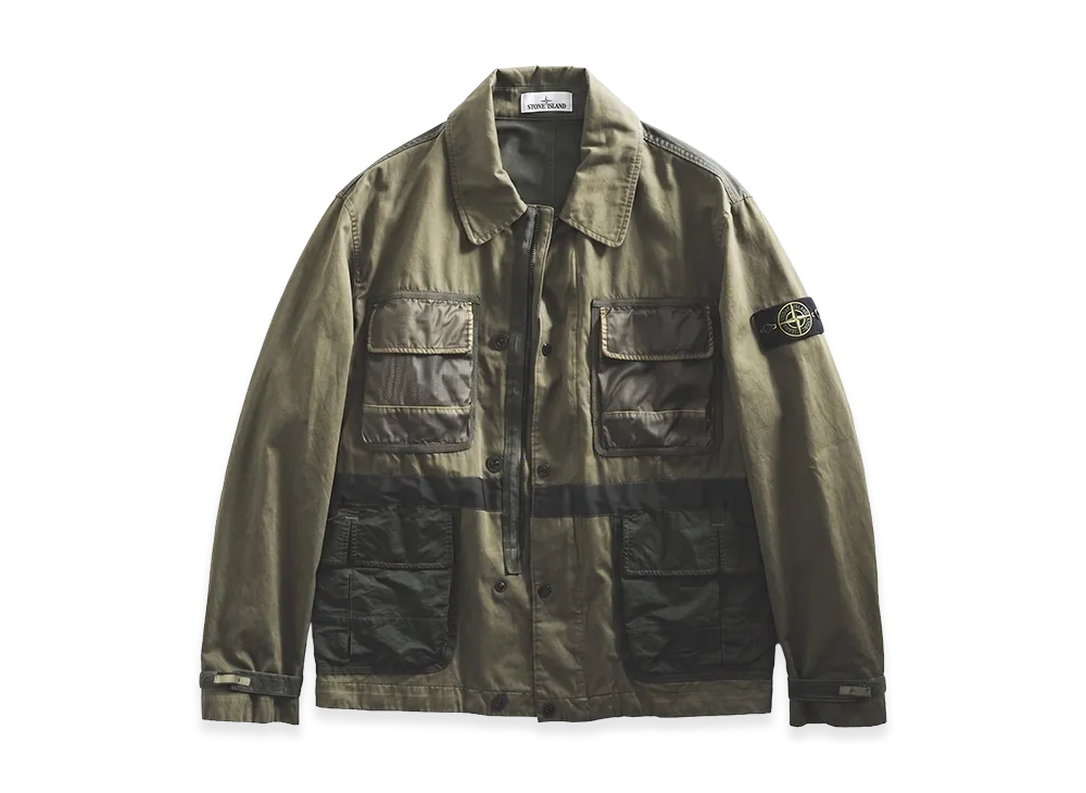BEAMS x Stone Island Jacket "Olive"